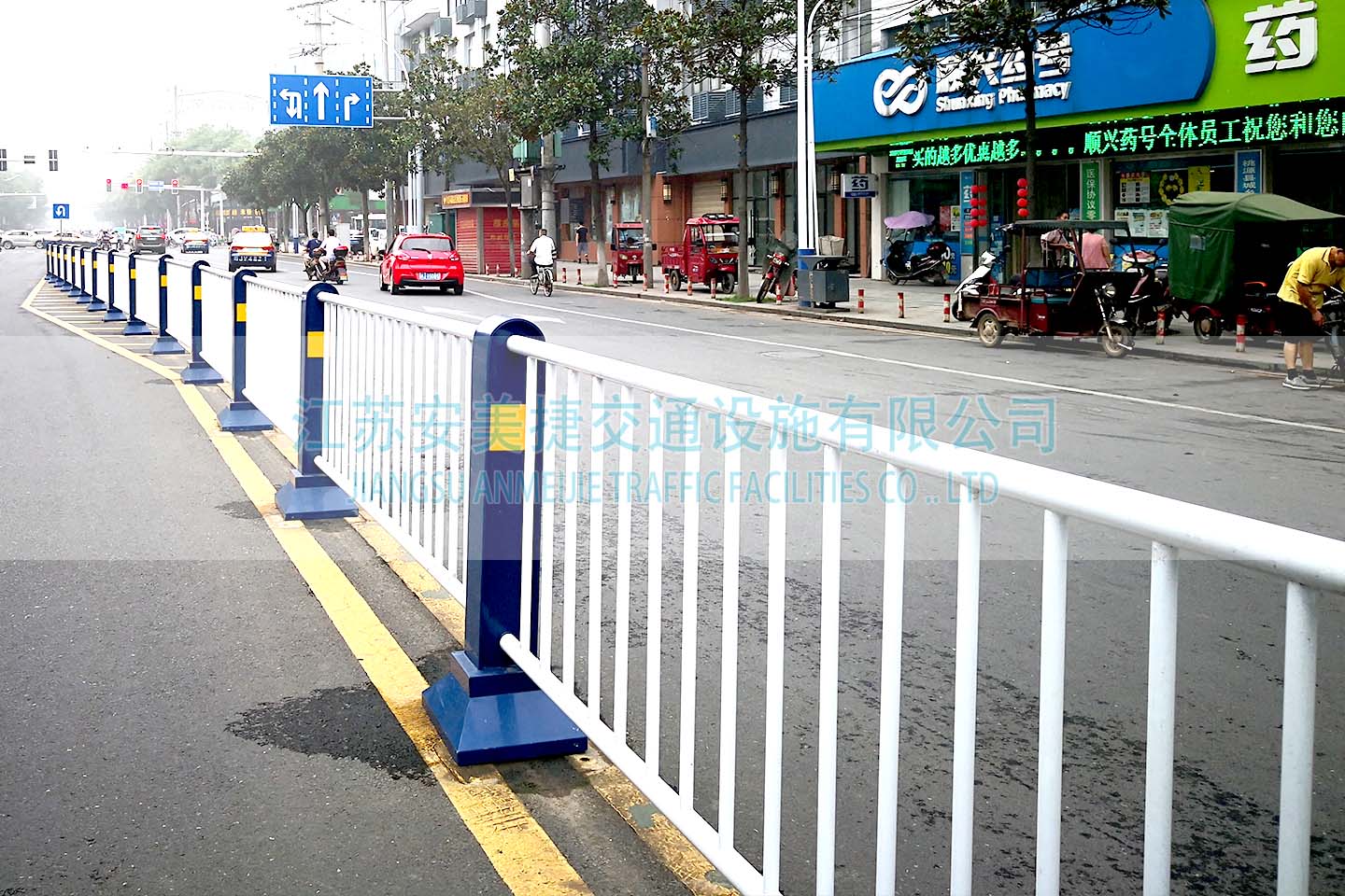 太和縣40000米道路隔離護欄工程